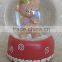 Hot sale italy color baby first year birthday souvenir snow globes for sale