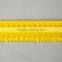 Wide 1-channel Yellow Plastic Cable Protectors