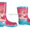 high quality cheap low heeled parent-child rubber rain boots