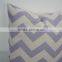 Latest design zigzag printed pillow case custom home decorative cushions covers