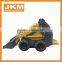Quality mini gas fuel engine skid steer loader with regular bucket for sale