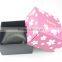 Fashion watch box flower printing cover paper boxes watch goft box with soft pillow