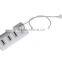 Good for gifts! Aluminium casing 4 port type c hub change to usb 2.0 hub for Macbook with LED indicators