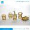 Taiwan Manufacturer High Quality Gold Silver Soap Dispenser Soap Dish Acrylic Bathroom Accessory