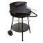 portable simple round charcaoal bbq grill