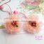 New cute big bow dot flora hair rope headwear girls hair ponytail holder scrunchie fancy hair ornaments