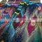 oriental fisherman thai style VTG RETRO INDIE HIPPIE boho pants yoga pants harem pants feather thai print EYE pattern art