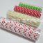 striped paper straws, paper drinking straws, paper wrapped straws