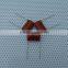 Favorable price and high quality polypropylene film Small pps 103 1kv capacitor