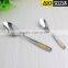 Flower style ! gold flatware stainless steel cutlrry