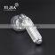 antique zinc alloy clear glass handle door knobs