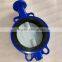 DN50 wafer ductile iron nylon disc butterfly valve