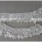 New Design cotton embroidered collars, natural color cotton collar for garments