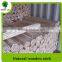 very straight natural wooden brush handle with strecth film packing
