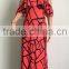 Bonvatt Sexy Irregular Digital Print Dress Print Long Skirt Bandage Dress