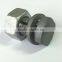 Electric fence split bolt line tap for high tensile wire fence