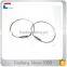Durable flexible luggage tag metal strap loops for custom travel luggage tag