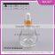 Wholesale empty pink colored square glass dropper bottle with 12ml