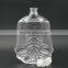 750ml Fancy Glass Whiskey Bottle With Cork Stopper Special Clear Glass Liquor Bottle Wholesale