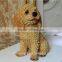 Artificial funny resin poodle dog statues for sale