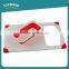 New design TPR serging fruit cutting non slip plastic chopping block with folding bowl