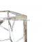 Custom-made simple design metal frame coffee table
