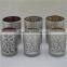 silver candle holder