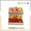 Durable wooden tiered wooden fruit basket stand