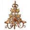 Living room home decoration candle holder wall metal