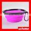 UCHOME New Manufacturer Provides Straightly New Silicone Pet Bowl Wholesale Fashion Folding Portable Dog Bowl Feeder