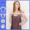 v neck women chiffon camisole with tassels front
