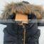Girl Basic Padding Vest With Fur Hood
