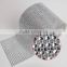 Fashion Special Silver Plastic Rhinestone Trimming Mesh On Decoration For Vase/Dress Craft