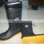 Comfortable Black PVC Heat Protection Chemical Groundwork Safety Boots