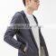 Plain trendy men's zip up hoodies wholesale