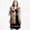 Europe style woman raw colour raccoon fur vest lady faux fur waistcoat winter sleeveless coat