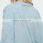 2017 OEM Ladies Common Clothing Lightweight Slouchy Cotton Blouse