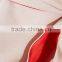 2017 New Style Pink and Red Color Blocking Embroidered Satin Robe with Waist Tie