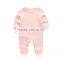 Wholesale long sleeve 100% cotton baby romper jumpsuit