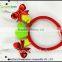 Lingting Different Promotional cute Christmas hair clasp Santa Claus LED decoration for Father Christmas hair