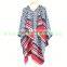 Plaid patterns scarf shawl lady fashion acrylic poncho shawl