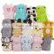 lovely cartoon animal children baby blanket