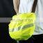 yellow color high visibility waterproof reflective safety backpack for outdoors