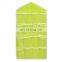 16 Pockets Door Wall Hanging Bag Sundry Socks Shoe Storage Tidy Pouches Green