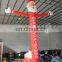 Top grade 6m high inflatable giant christmas santa claus air dancer, with blower for advertising