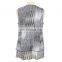 Aztec Print Mesh Two Layers Missy Lady Vest Top
