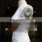 high neck pictures of latest gown wedding dress bridal ball gown backless Muslim wedding gown