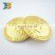 professional high quality 3D matt fake gold custom souvenir coins