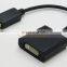 15CM DisplayPort to DVI Adapter DP to DVI-I Converter Eyefinity Multi-screen Support 1080p