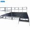 Aluminum Truss roof wooden stage with lifting tower truss stage
